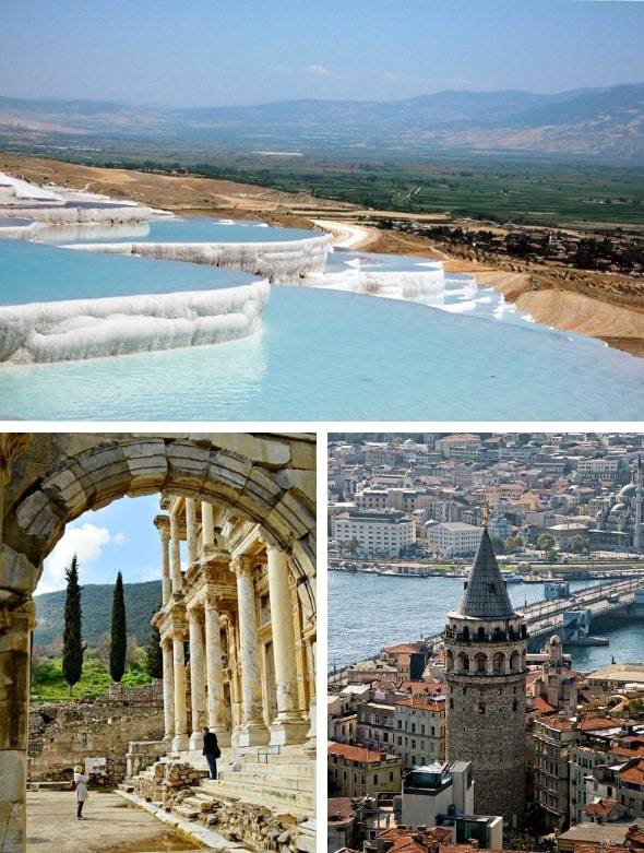 5 Days Turkey Tour Istanbul Ephesus Pamukkale Tour