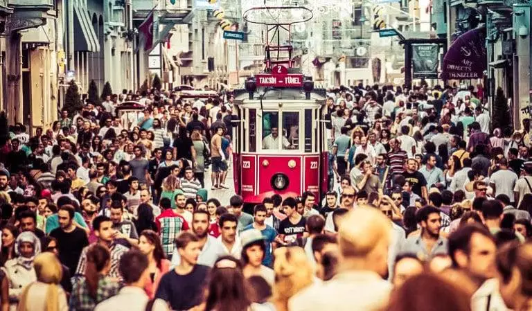 Neighbourhoods of Istanbul Including Taksim square and Princess Islands